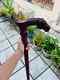 Horse Head Hand-Carved Walking Cane Unique Designer Wooden Walking Stick