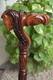 Horse Wooden Hand Carved Cane Traditional Walking Stick