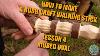 How To Carve A Bush Craft Walking Stick Lesson 4 Ribbed Oval