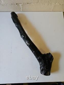 Irish Shillelagh Vintage Carved 1950s Genuine Irish Hawthorne Stick 19 Inch