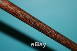 Lovely antique walking cane with carved knot pommel walking stick