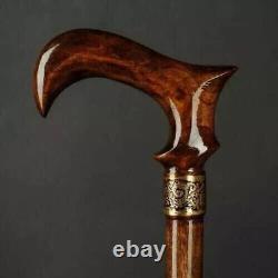 Luxury Vintage Derby Walking Stick Carve Handmade Derby Fashionable Walking Cane