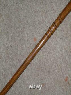 Military Walking Stick/Drill Cane'Royal Artillery' Hand-Carved Snake Shaft