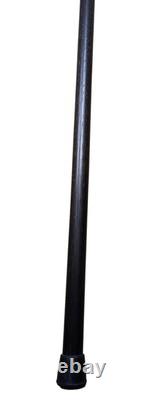 Nymph Hand Carved Wooden Walking Stick Cane Naked Woman Handle