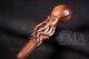 Octopus Head Handle Walking Stick Octopus Style Wooden Hand Carved Stick GF