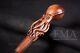 Octopus Head Handle Walking Stick Octopus Style Wooden Hand Carved stick GF