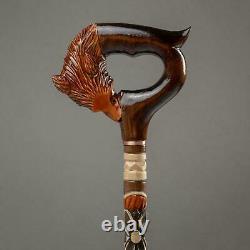 Original Wooden Cane for Women, Fox Fashioned Walking Stick for Lady, Gift