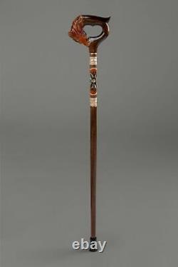 Original Wooden Cane for Women, Fox Fashioned Walking Stick for Lady, Gift
