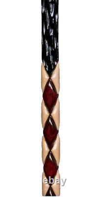 Orthopedic Handmade Special Wooden Walking Stick, High Quality Brown Carved Cane