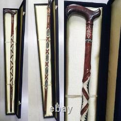 Orthopedic Handmade Special Wooden Walking Stick, High Quality Carved Cane Gift