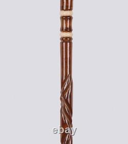 Orthopedic Handmade Vintage Wooden Walking Stick Carved Cane Gift Special Unique