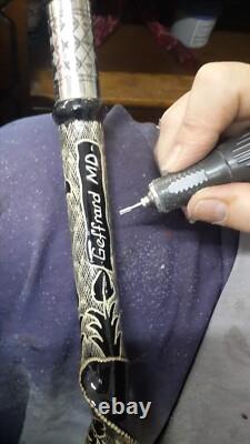 PERSONALIZED Hand Carved GOAT FOOT Wooden Walking Stick Cane, Stick, Rod
