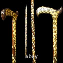 Personalize Handmade Carving Wooden walking stick, Walking Stick Wooden Cane