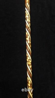 Personalize Handmade Carving Wooden walking stick, Walking Stick Wooden Cane