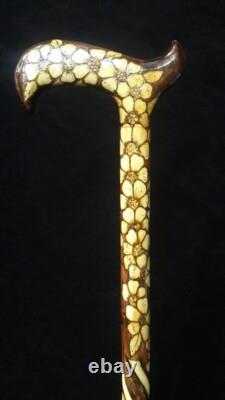 Personalize Handmade Carving Wooden walking stick, Walking Stick Wooden Cane