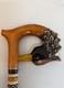 Phenix Walking Stick Hand Carved In Solid Oak Unique Design High Quality