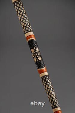Phoenix Cane Walking Stick Wooden carved Hand Head Walking Cane