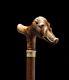 Pig Face Walking Cane Hand Carved Collectible Design Walking Stick Halloween ave