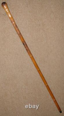 Qing Dynasty Oriental Walking Stick Stand 3 Hand Carved Bamboo Walking Sticks