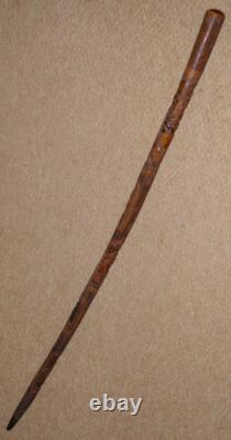 Qing Dynasty Oriental Walking Stick Stand 3 Hand Carved Bamboo Walking Sticks