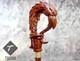 Rare Antique Cane Walking Stick Dragon Head Designer Walking Cane, Carved Cane