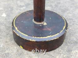 Rare Antique English Bulldog Intricately Hand Carved Walking Stick Pommel 4.5