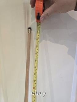 Rare Antique Gadget Walking Cane Hand Carved Hard Wood Concealed Snooker Cue