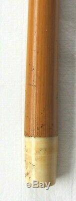 Rare Louis Vuitton Walking Stick with Carved Handle