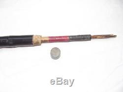 Rare WW1 British & Japanese Flags Carved Bamboo Walking Stick Hidden Fishing Rod