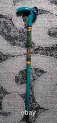 Rose Walking cane for women Walking cane stick Hand carved walking stick rose