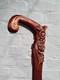 Roses Style Hand Carved Walking Stick Wooden Unique Walking Cane For Women