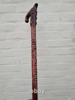 Roses Walking Cane For Woman Design Walking Hand Carved Walking Stick With Cane