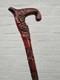 Roses Walking Cane For Woman Design Walking Hand Carved Wooden Stick