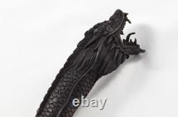 Sheffield Hand Carved Antler Horn Chinese Dragon Walking Stick Cane Top Handle Sheffield Hand Carved Antler Horn Chinese Dragon Walking Stick Cane Top Handle
