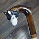 Siberian Husky Dig Breed Cane Walking Stick 37 Beautiful Hand Carving Stick