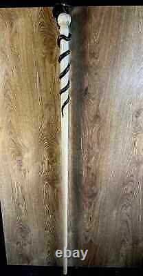 Snake Walking Stick Cobra Hand Carved Walking Stick Designers Wood Carving