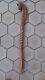Solid Wood Hand Carved Lion Handmade Unique Wooden Walking Stick Cane