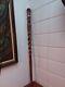 Solomon island png walking stick club carved shell inlaid indigenous