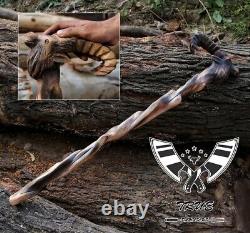 Stick Cane Walking Canes Sticks Reed Staff Wood Wooden Hand-Carved Carving