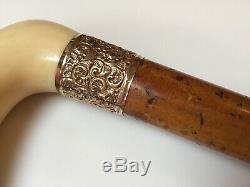 Superb Antique Carved Walking Cane/Stick