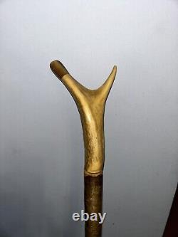 Thumb Grip/ Wading Stick Hand Carved Walking Stick