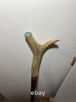 Thumb Grip/ Wading Stick Hand Carved Walking Stick