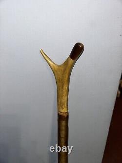 Thumb Grip/ Wading Stick Hand Carved Walking Stick