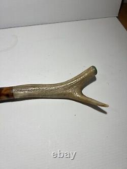 Thumb Grip/ Wading Stick Hand Carved Walking Stick