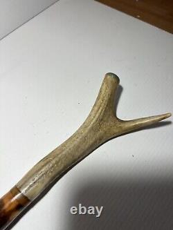 Thumb Grip/ Wading Stick Hand Carved Walking Stick