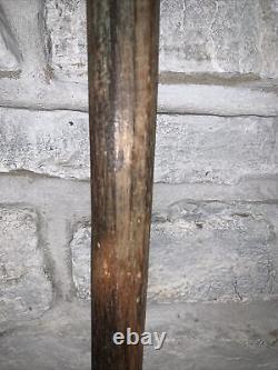 Vintage 38 Hand Carved Snake Reptile Wooden Walking Cane Handmade Walking Stick