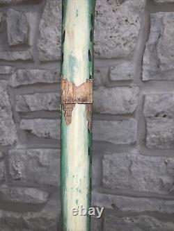 Vintage 38 Hand Carved Snake Reptile Wooden Walking Cane Handmade Walking Stick