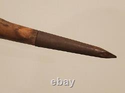 Vintage African Carved Wooded Cane/Walking Stick