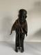 Vintage African Hand Carved Wood Wooden Man Walking Stick Figure Ornament Tribal