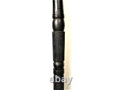 Vintage African Tribal Heavy Hand-Carved Ebony Walking Stick 94cm